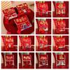 Polyester Chinese New Year Red Wallet Embroidered Lucky Money Packet Kids Gift