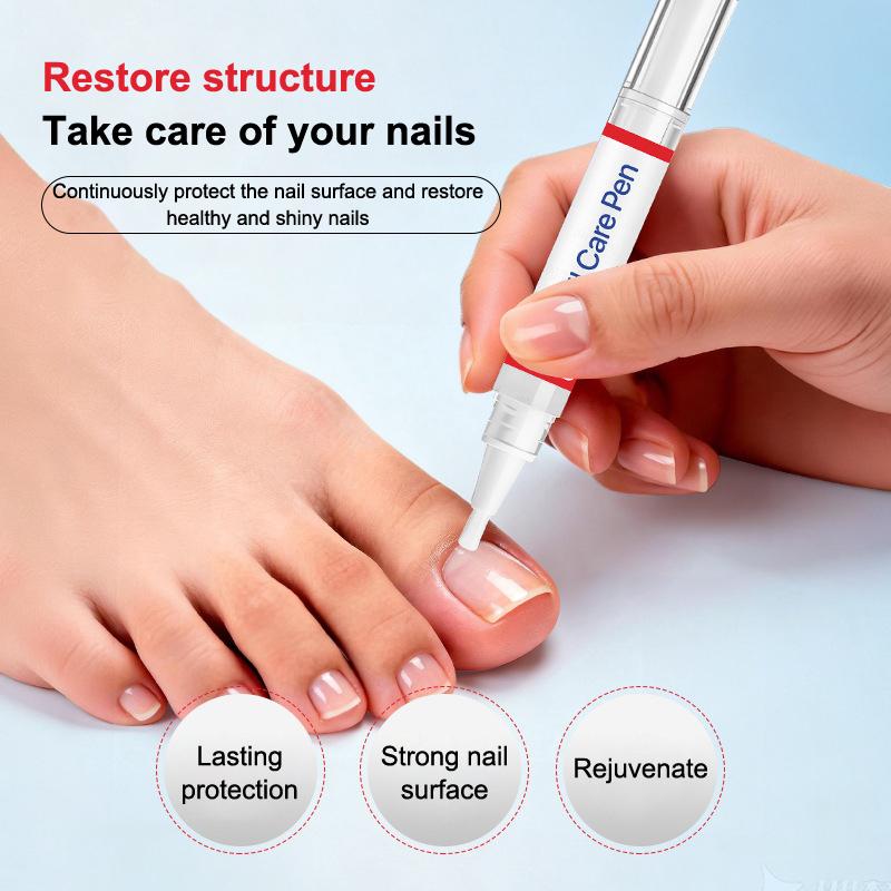 Nail Cuticle Repair Pen Nail Care Oil Pen Fingernails Toenail Repair Reduce Breakage Cracking Remove Nail Care Tool