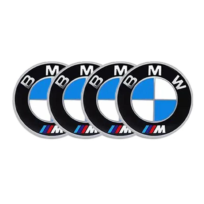 1/4pcs Lot 56mm Wheel Hub Cap Emblem Sticker Car Decoration For BMW Performance F25 F26 F15 F16 E90 E91 E92 E60 E84 G22 X3 X5 X6