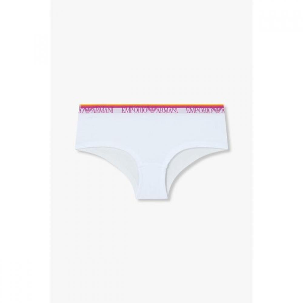 Emporio Armani Женские Хлопковые Трусики-Стринги в Полоску 0825112522 S(90)