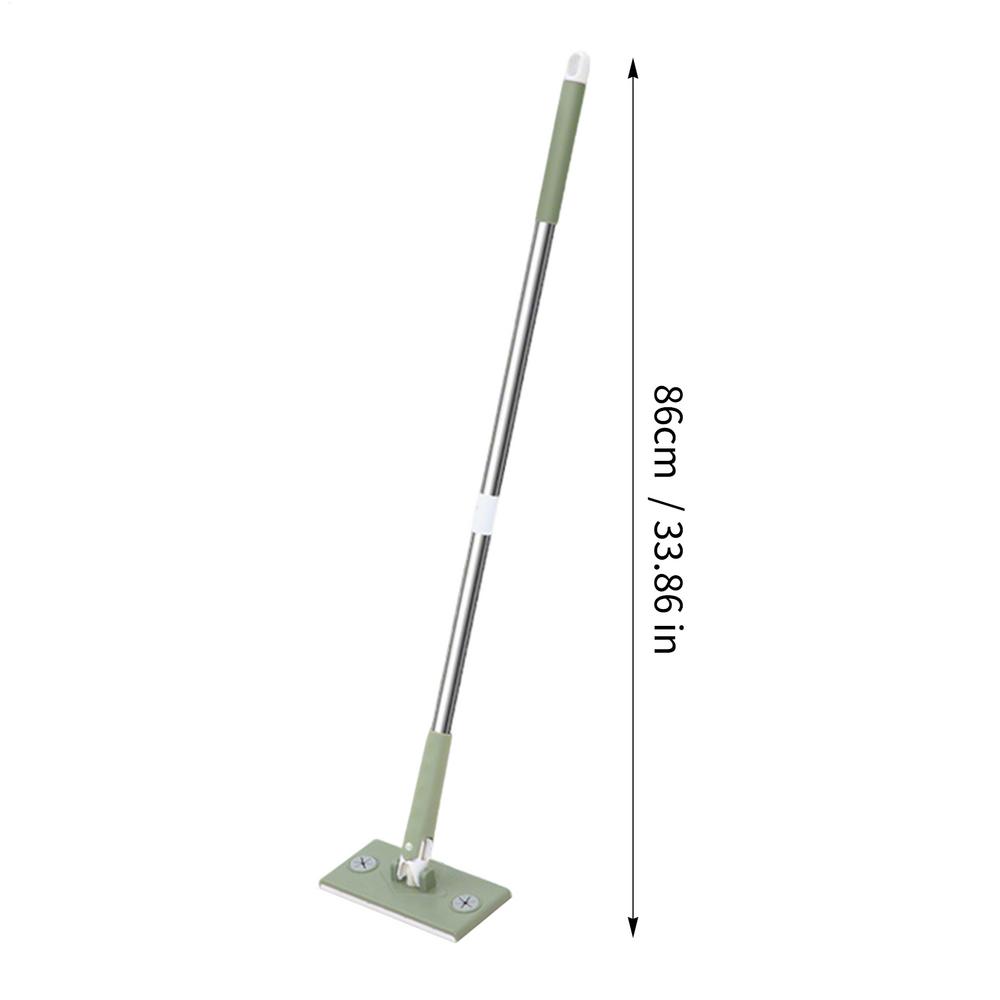 

Dust Mop Clip Mopping Tool Flat Floor Mop For Kitchen Bathroom Tile Car Apartment Living Room Bedroom Glass Ceiling зелёный