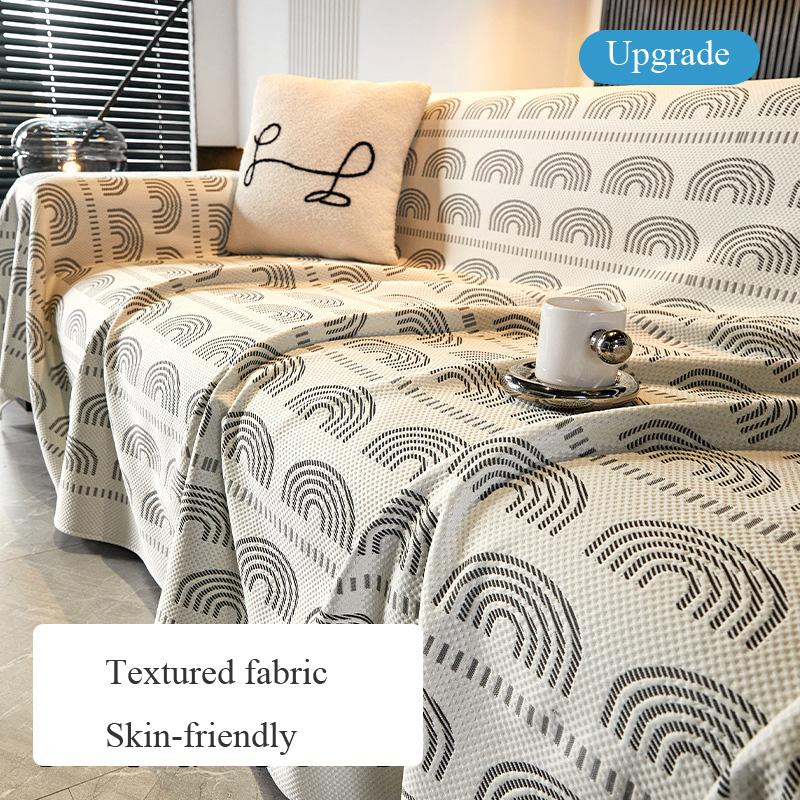 EIFLOY Summer Sofa Towel Blanket for Living Room Anti Scratch Cooling Universal Chair Couch Cover Dustproof One Piece