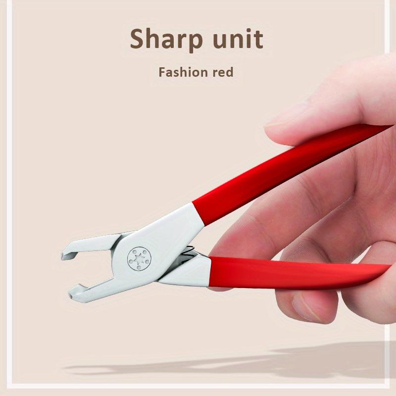 

1 шт., белые необычные новые дизайнерские кусачки для ногтей с защитой от брызг, толстые жесткие кусачки для ногтей, большие бытовые кусачки для ногтей красный