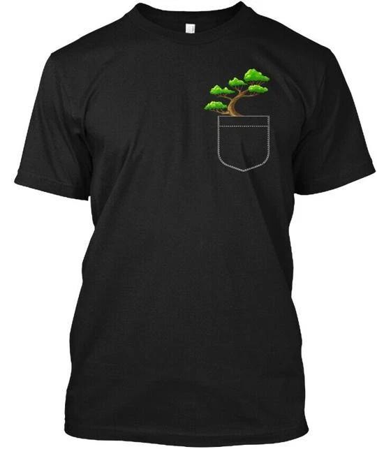 

Bonsai Tree Funny Pocket For T T shirt Made in the USA Size S to 5XL S