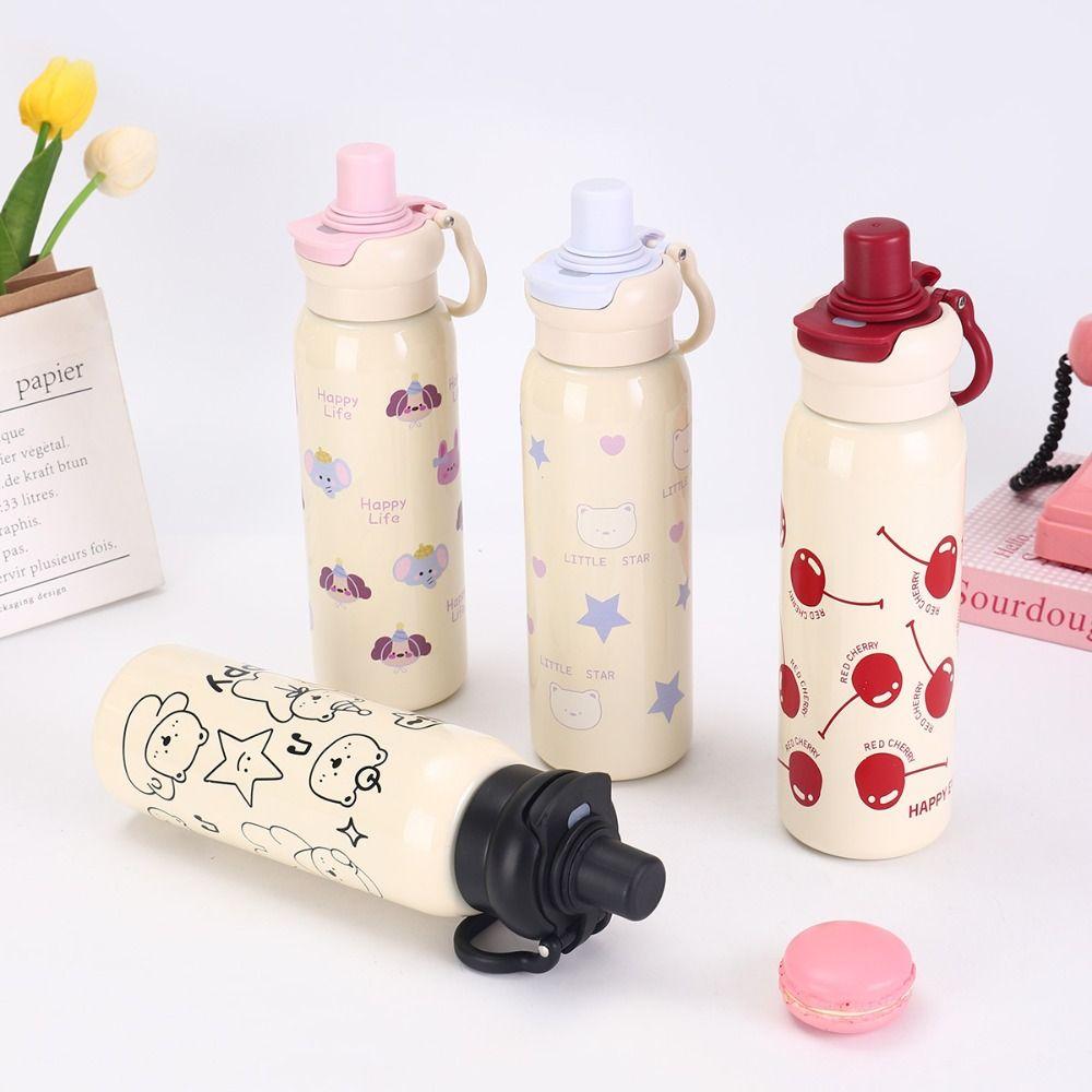 620ML Vacuum Cup High-Capacity Insulated Cup Portable Thermal Mug for Student Children