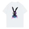 Easter - Men's Casual Baggy Bunny  Print T-shirt Round Neck Pull-over Short-sleeved Top