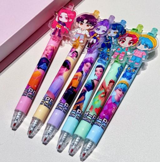 

Demon Hunter Girls K-pop Stationery Set 4-piece High-value Appearance Student Learning Reward Stationery Beautiful Gift W144416WW-