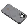 KIGC For iPhone 17 Case Compatible with MagSafe PC + TPU + PU Electroplating Phone Cover