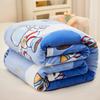 Cartoon Astronaut Blanket Space Rocket Planet Throw Blanket Gift for Girl Boys Super Warm Soft Plush Lightweight Flannel Blanket