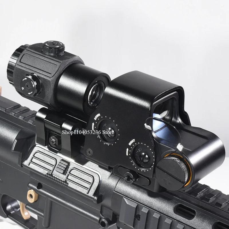 Eot**h 558 G43 Magnifier Holographic Sight Scope Folding Side Flip G45 5X Magnifiers for 558 556 553 Tactical Reflex Riflescope