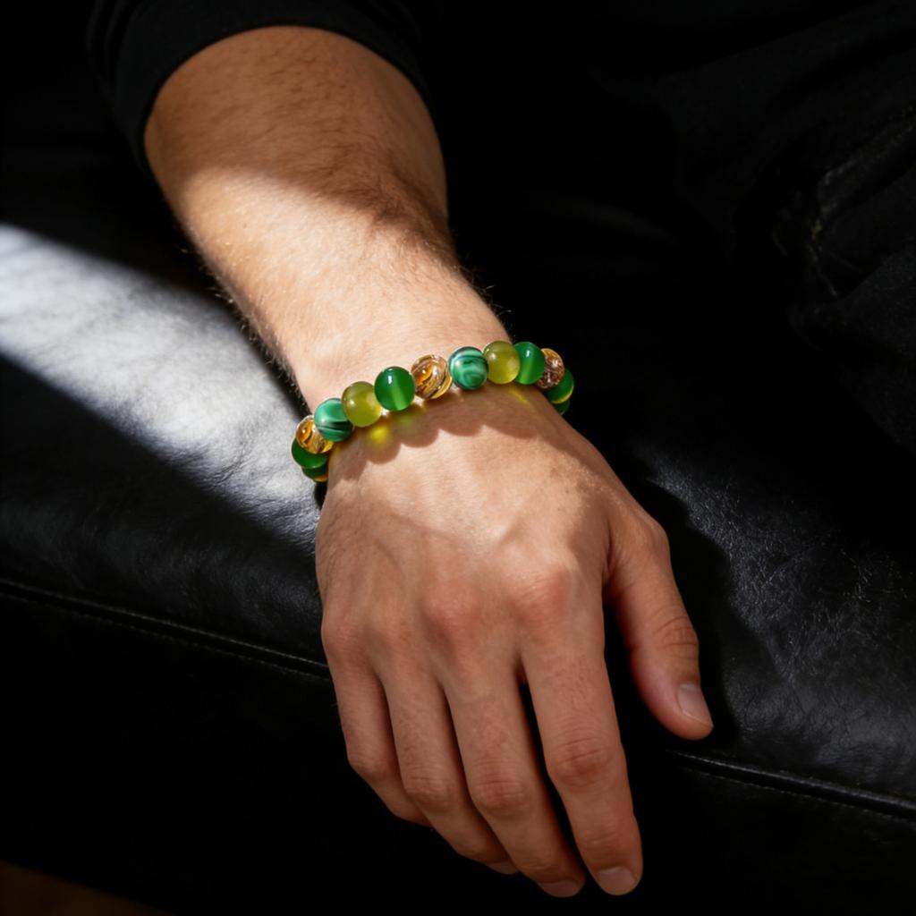 Crystal bracelets, tiger's eye stones, peacock beads, bracelets, fashionable bracelets,Christmas gift, Valentine's Day gift, girlfriend gift