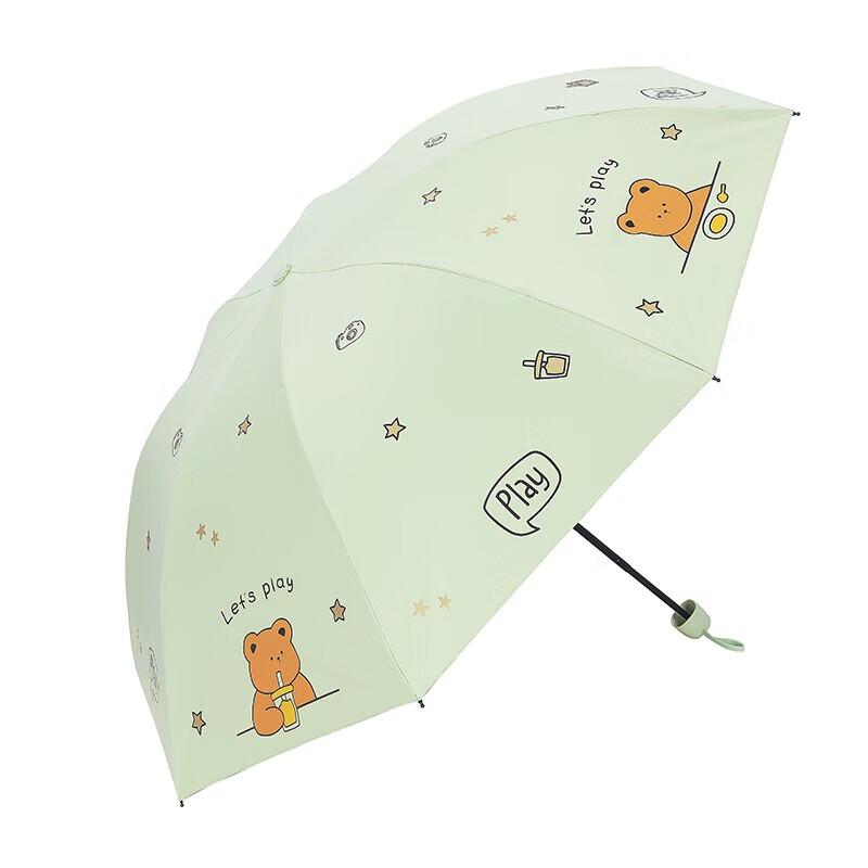 Paradise UV Black Coating 3-Fold Umbrella