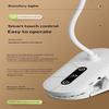Rechargeable Clip On Led Desk Lamp Flexible Gooseneck Eye Caring Flicker Free For Study Home Office Dorm Reading Work