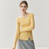2025 Autumn/Winter Women's V-Neck Slim Fit Cashmere Cardigan - Two-Way Wear, Versatile Knit Jacket