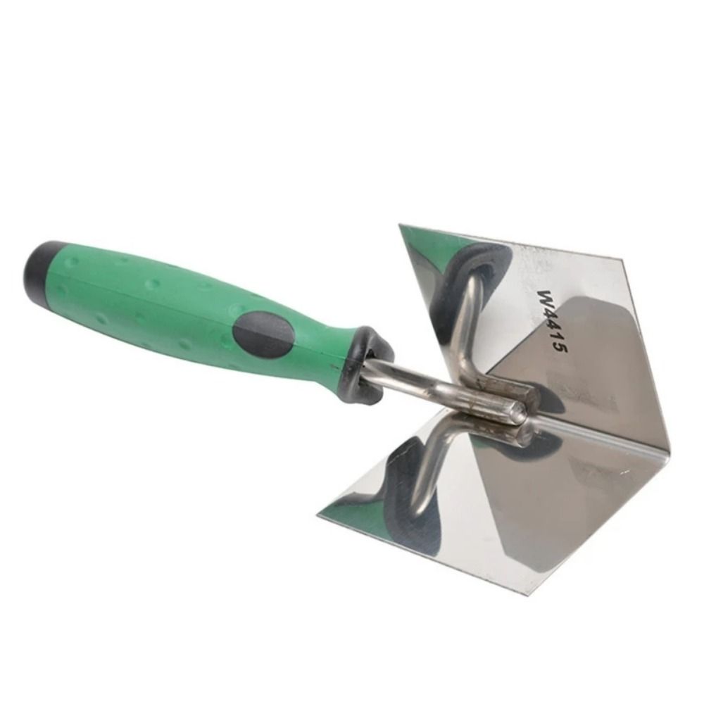 Stainless Steel Putty Scraper Flexes 90 Degree Corner Finishing Trowel  Wall Repair Tool