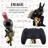PIENSE Smartphone Stand Mobile Egyptian God Animal Interior Wine Holder Holder, Desktop, Charging, Phone, Anubis, Dog, Decoration, (2 Pieces)