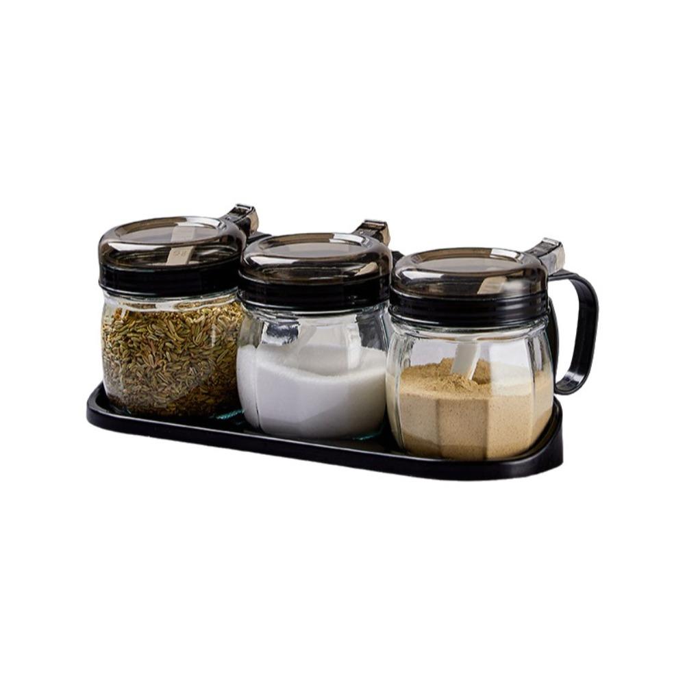 Sealing Glass Seasoning Jars Moisture-Proof Condiment Jar Kitchen Storage Bottle  Home Cooking