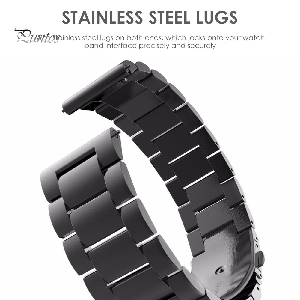 For Samsung/Frontier Bracelet 18/22/20/24mm Strap Stainless Steel Watch Band