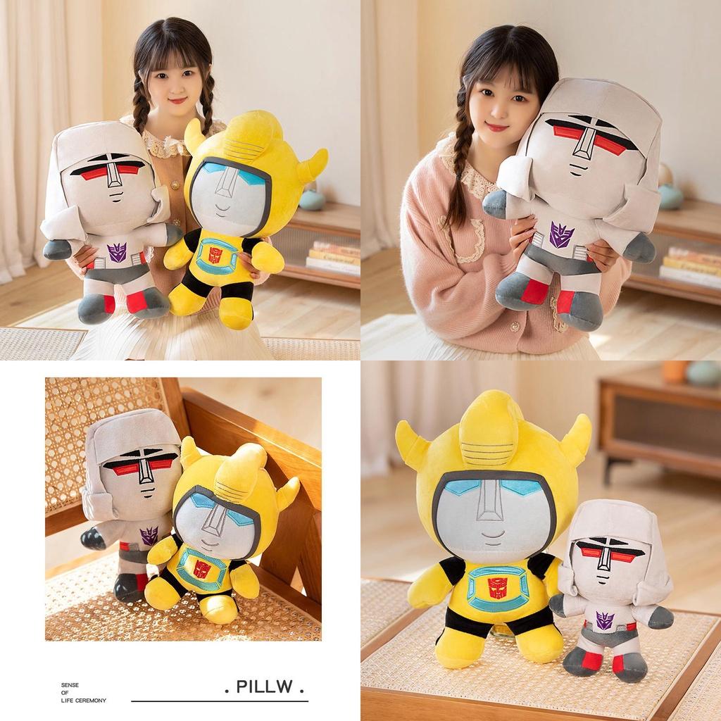 Neuer Cartoon Transformers Bumblebee Plüschroboter für Jungen