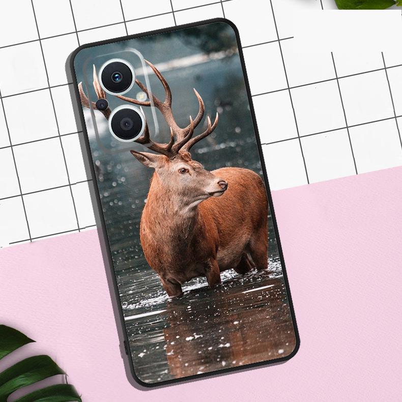 

Deer Hunting Camo Case For OPPO Reno 13F 13 12 12F 11 11F 8T 7 8 10 Pro OPPO Find X8 Pro X6 X3 X5 Lite Cover OPPO Reno12 F