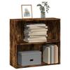 VidaXL Bookcase Smoked Oak 80x30x77 Cm Engineered Wood, Shelf, Bookshelf, Book Support, Cabinet 857926