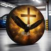 Faith Eagle Cross Spare Tire Cover Vinyl Protector Universal Fit Road Trip