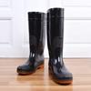 Men's Waterproof Non-Slip High-Top Rain Boots, Thick-Soled and Wear-Resistant for Fishing, Work, and Mining.