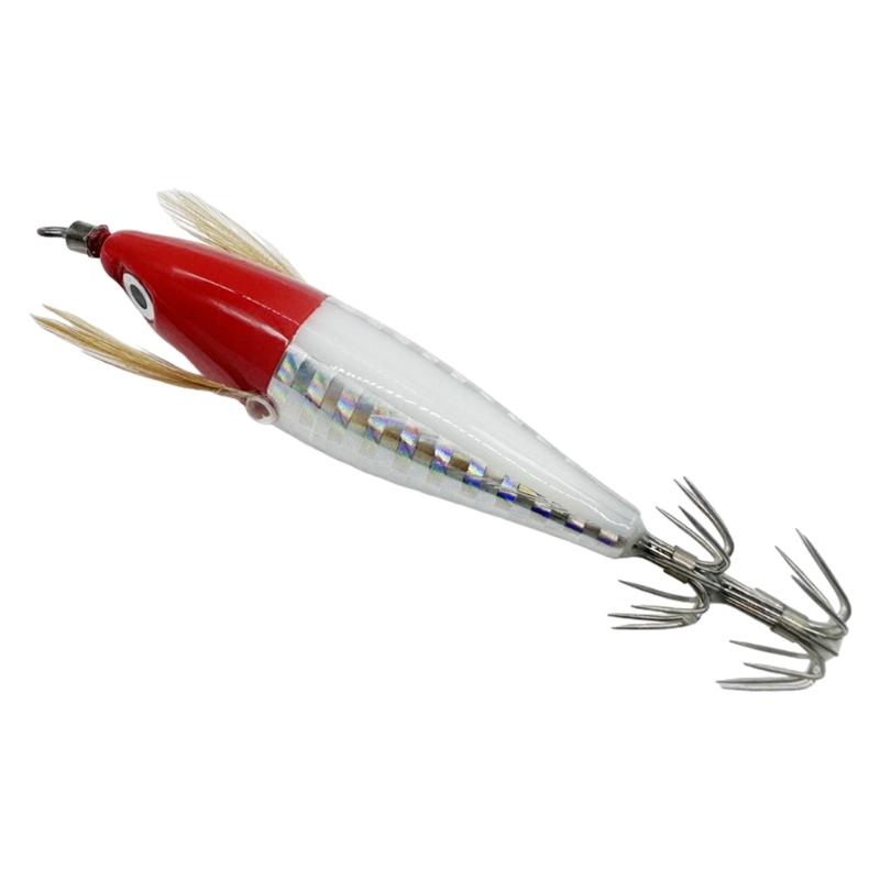 Fishing Accessories Squid Glow Jig Hook Cuttlefish Hook Fishing Baits Shrimp Lures Baits for Saltwater Fishing