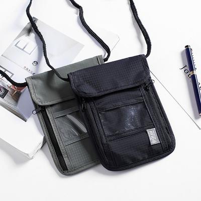 RFID Nylon Wasserdichte Aufbewahrungstasche Reisedokument Karten Pass Tasche Umhängetasche Gelddokument Karten Pass Etui Unisex