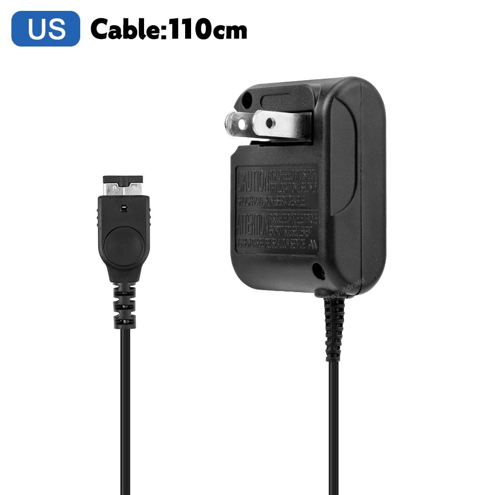EU US Plug 5.2V Home Wall Travel Charger AC Adapter for DS NDS GBA SP Gameboy Advance SP Power Supply Charging Cable