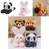 Adorable Plush Panda Hand Ring Toy For Children Soft And Cuddly Perfect Gift