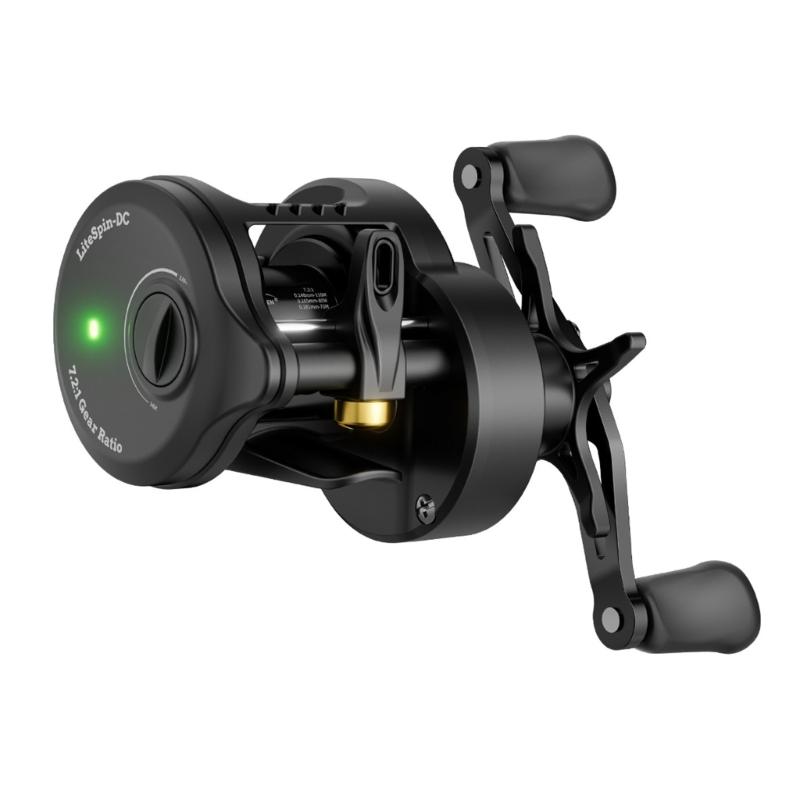 Colorful Baitcasting Fishing Reel Portable Rotate Fishing Reel With Electronic Charging For Smooth Casting