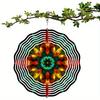 10 Inch Metal Mandala Wind Spinner with 360 Rotating Hook for Garden Balcony Yard Outdoor Decoration Thanksgiving Christmas Gift