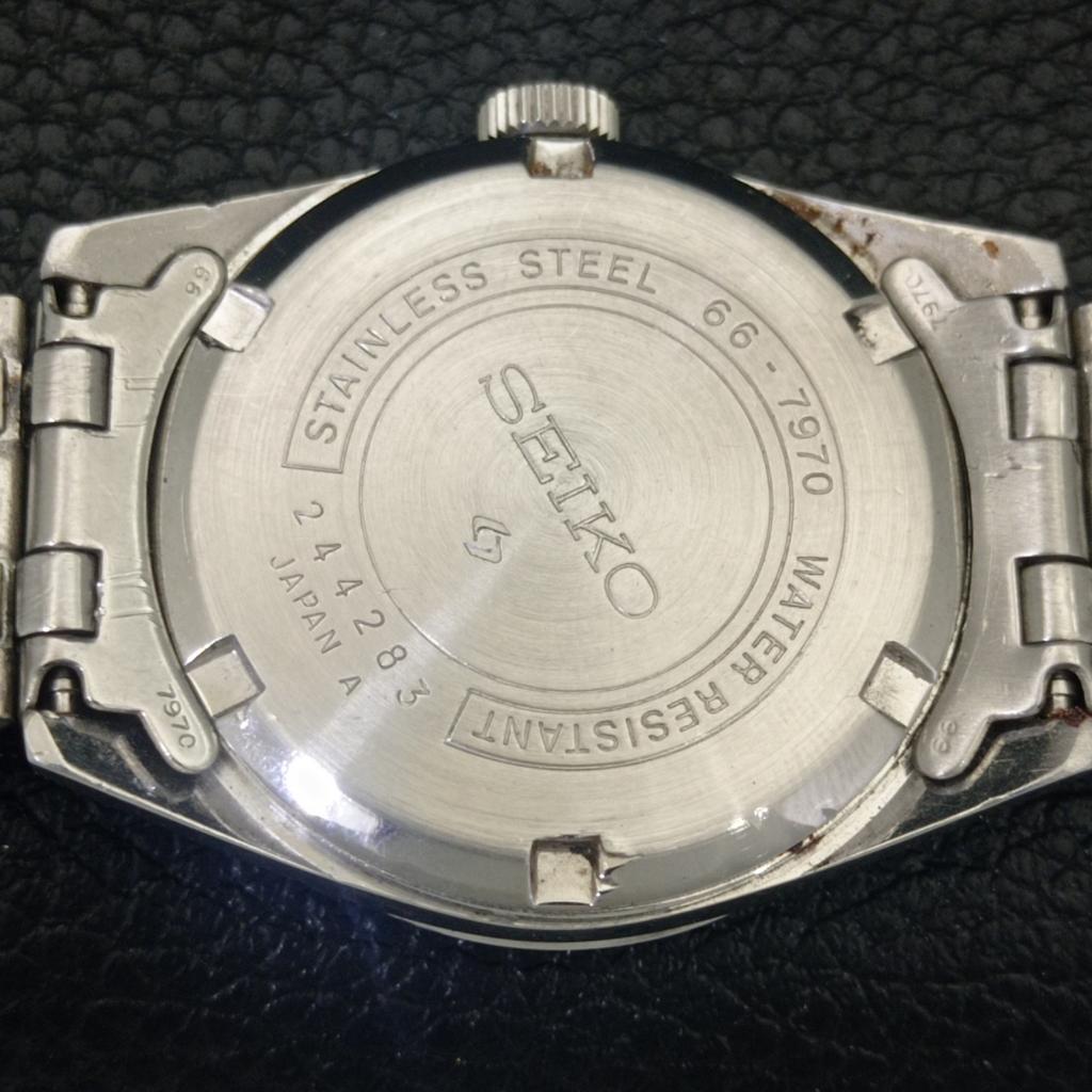 VINTAGE SEIKO HAND-WINDING 66B JAPAN BOY ORIGINAL DIAL WATCH a703911-1 R213g-a703911