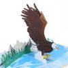 Eagle Popup Card for All Occasions Condolence Cute 3D Greeting Fathers Day