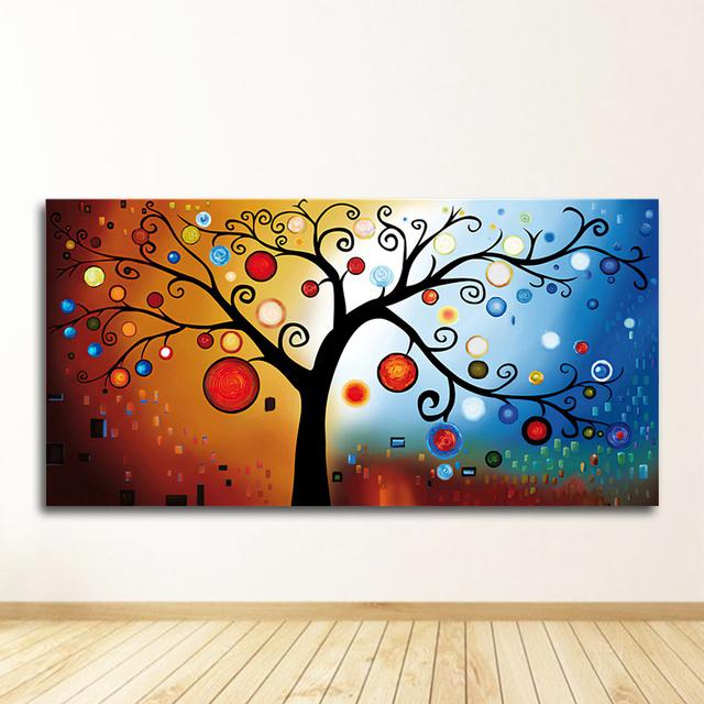 And Prints Wall Art Picture for Living Room Tree of Life by Gustav Klimt Landscape Wall Art Canvas Scandinavian Posters