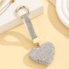 Cute 3D Heart Keychain Pendant for Car Keys, Backpack and Handbag,