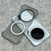 For Vivo X300 Pro Case Fashion Magnetic Matte Transparent PC Borderless Hard Phone Cover Equipped With Camera Bracket Shell