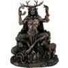 Cernunnos Horned Animal God Sculpture Resin Landscape Underworld Figurine Statue Home Office Shop Decor Ornament