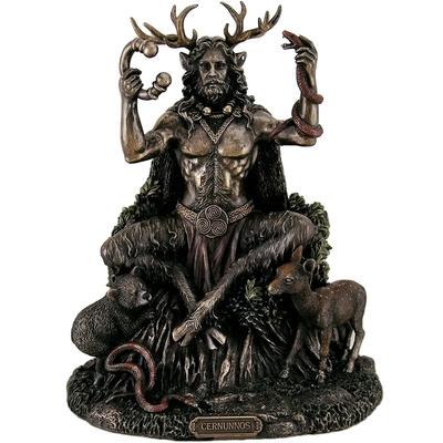Cernunnos Rohatý Bůh Zvířat Socha Pryskyřice Krajina Podsvětí Figurka Socha Domov Kancelář Obchod Dekorace Ozdoba
