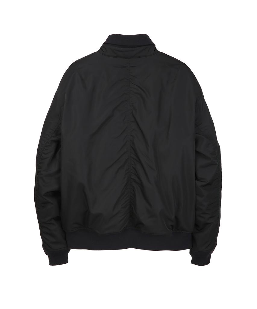 Il Corso Shawl Flight Ma-1 Jacket Black