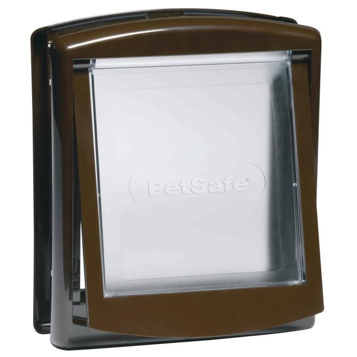 Porta per animali PETSAFE - Originale Staywell - entrata e uscita - Resistente e Rigida - Marrone taglia S marrone