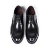 Fashion Italian Style Men's Derby Shoes Handmade Genuine Leather Plain Toe Lace-Up Business Office Wedding Formal Dress Shoes for Men