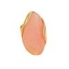 Nieuw Onregelmatig Ontwerp Bruin Groen Roze Hars Geometrische Verstelbare Ring Vintage Goudkleur Open Vingerring voor Vrouwen Sieraden Cadeau
