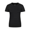 Reines Baumwoll-Kurzarm-T-Shirt für Damen Neues Lässiges Taillenbetontes Halbarm-Damen