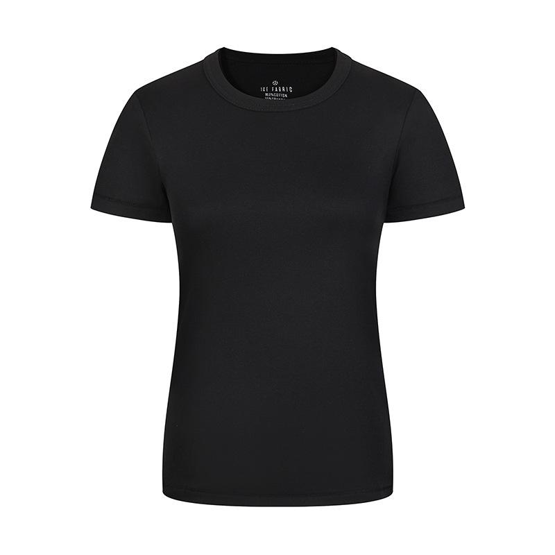 Reines Baumwoll-Kurzarm-T-Shirt für Damen Neues Lässiges Taillenbetontes Halbarm-Damen
