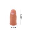 3PCS Novel Funny Magic Toys Party Prank Soft Thumb Tip Fake Finger  Magic Trick Close Up Vanish Appearing Finger Trick Props