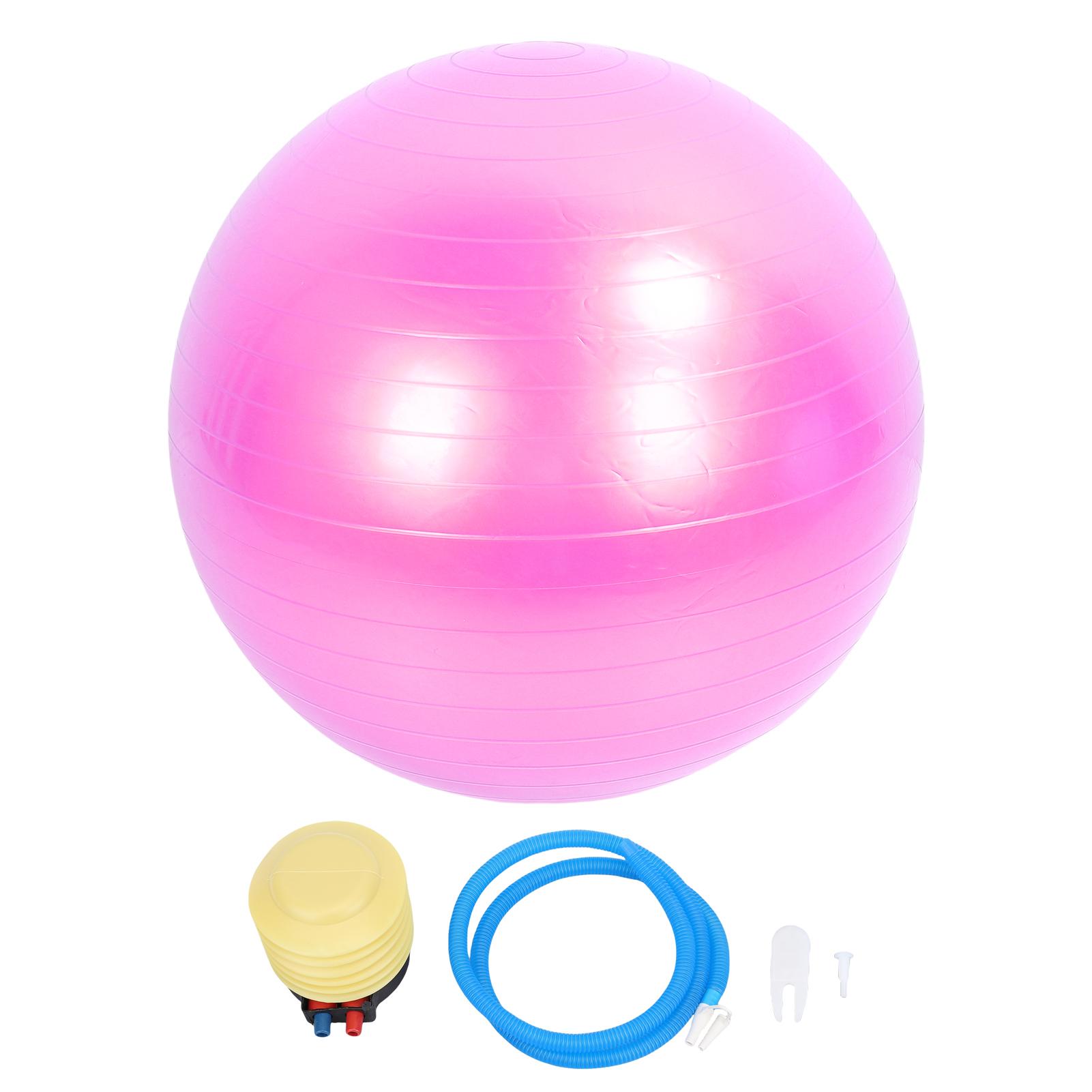 

Очень толстый мяч для упражнений ПВХ Антиразрывной Надувной Гимнастический мяч с насосом для Пилатеса Баланса Стабильности Pink