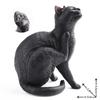 Oenux Kitty Dog Animals Model Action Figure Siamese Husky Pug Rottweiler Puppy Figurines PVC Cute Collection Toy Kids Gift
