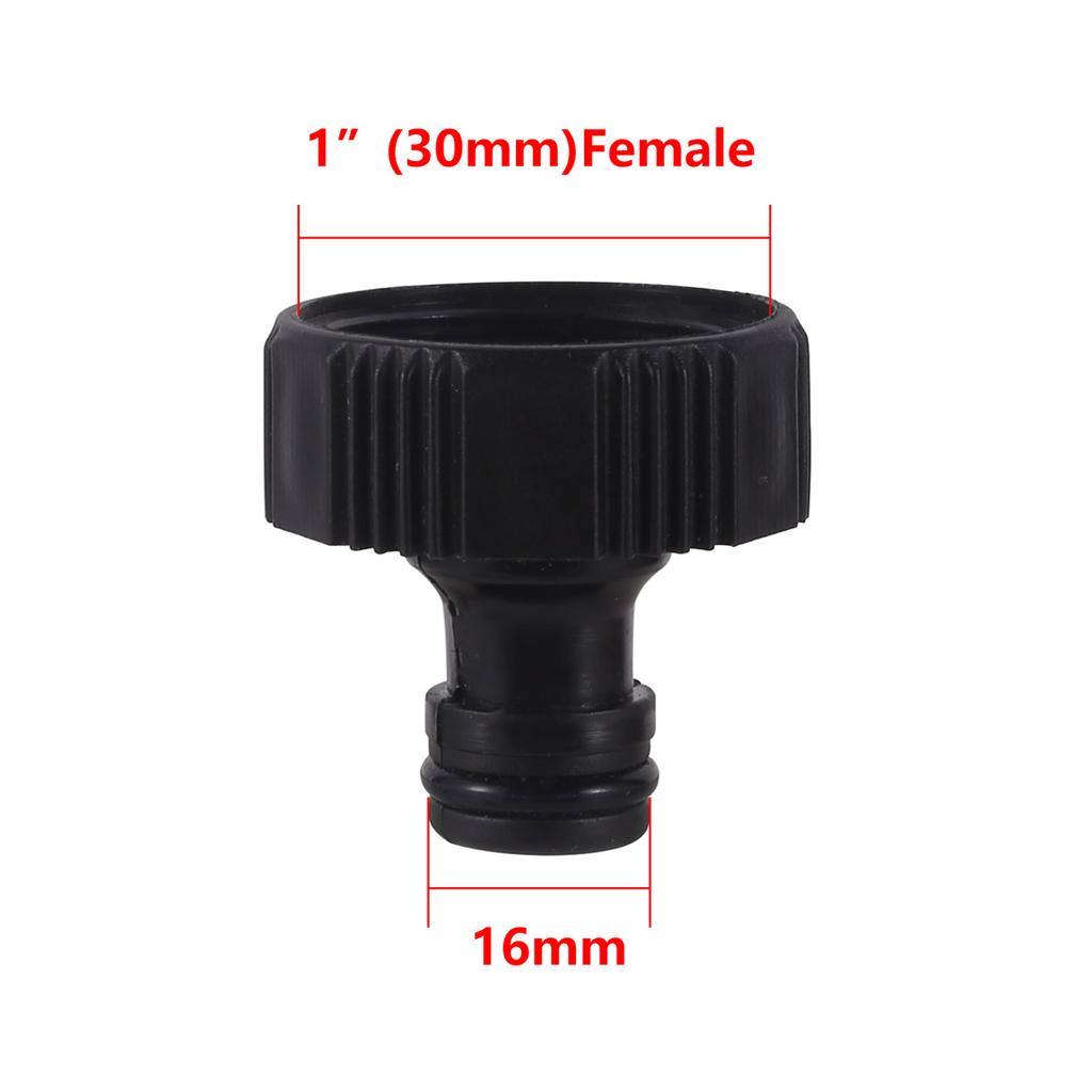 16mm Nipple Quick Connectors Plastic 1/2 3/4 Inch Male Female Thread Water Gun Adapters Garden Irrigation Coupling Faucet Joints
